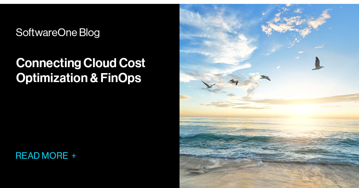 Connecting Cloud Cost Optimization & FinOps | SoftwareOne Blog