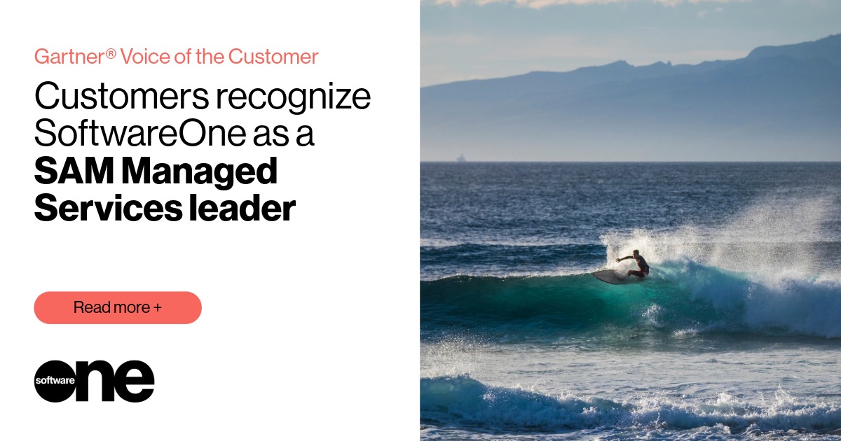 Gartner Voice of the Customer | SAM Managed Services | SoftwareOne